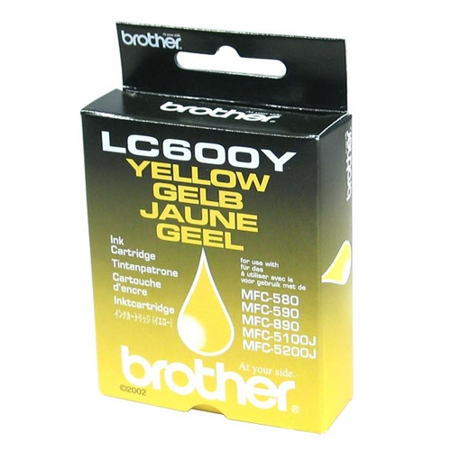 Brother LC-600Y cartouche d'encre (d'origine) - jaune LC600Y 028980 - 1