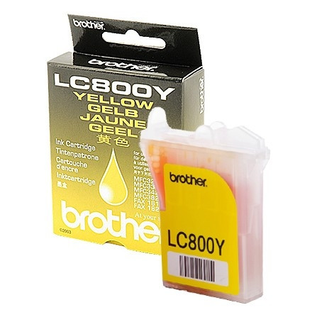 Brother LC-800Y cartouche d'encre jaune (d'origine) LC800Y 028390 - 1