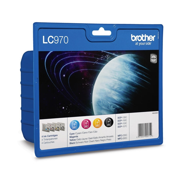 Brother LC-970VALBP multipack noir + 3 couleurs (d'origine) LC-970VALBP LC970VALBPDR 028840 - 1