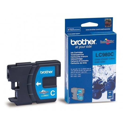 Brother LC-980C cartouche d'encre (d'origine) - cyan LC980C 900734 - 1