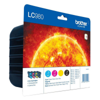Brother LC-980 multipack 3 cartouches (d'origine) LC-980RBWBP 028500
