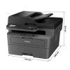 Brother MFC-L2827DW imprimante laser A4 multifonction noir et blanc avec wifi (4 en 1) MFCL2827DWRE1 832994 - 2