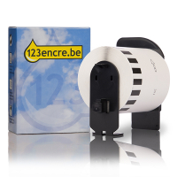 Marque 123encre remplace Brother DK-22251 rouleau d'étiquettes en papier continu - rouge/noir sur blanc