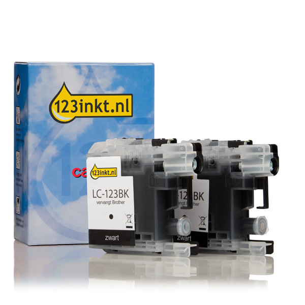 Brother Marque 123encre remplace Brother LC-123BKBP2 double pack noir LC-123BKBP2C 132092 - 1