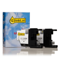 Marque 123encre remplace Brother LC-1240BKBP2 pack double noir