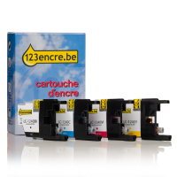 Marque 123encre remplace Brother LC-1240VALBP multipack 4 cartouches