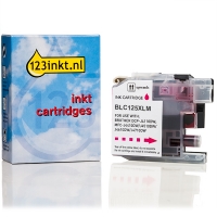 Brother Marque 123encre remplace Brother LC-125XLM cartouche d'encre haute capacité- magenta LC-125XLMC 029103