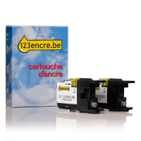 Marque 123encre remplace Brother LC-1280XLBK cartouche d'encre duopack