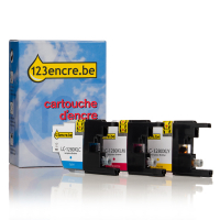Marque 123encre remplace Brother LC-1280XLRBWBP multipack 3 cartouches