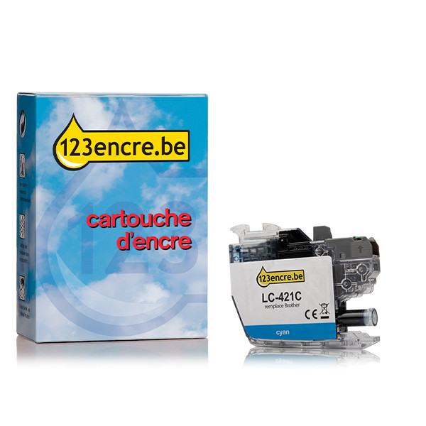 Brother Marque 123encre remplace Brother LC-421C cartouche d'encre- cyan LC-421CC 051287 - 1