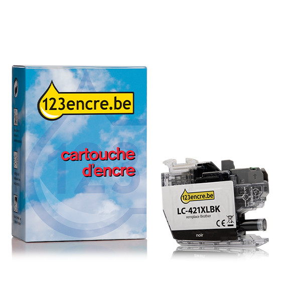 Brother Marque 123encre remplace Brother LC-421XLBK cartouche d'encre haute capacité- noir LC-421XLBKC 051295 - 1