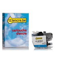 Marque 123encre remplace Brother LC-421XLC cartouche d'encre haute capacité - cyan