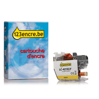 Marque 123encre remplace Brother LC-421XLY cartouche d'encre haute capacité - jaune