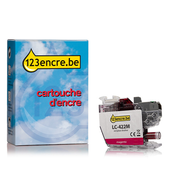 Brother Marque 123encre remplace Brother LC-422M cartouche d'encre- magenta LC-422MC 051309 - 1