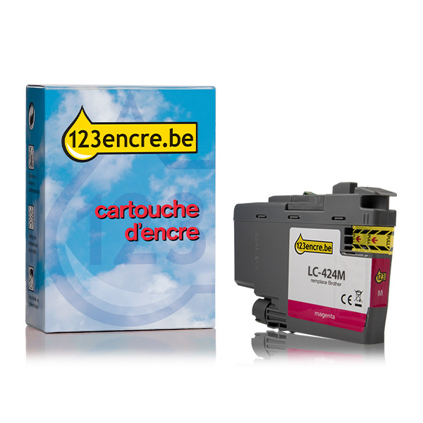 Brother Marque 123encre remplace Brother LC-424M cartouche d'encre- magenta LC424MC 051271 - 1