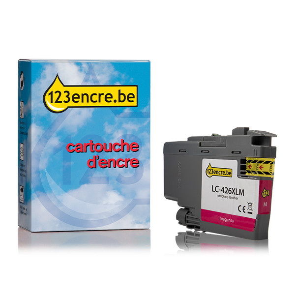 Brother Marque 123encre remplace Brother LC-426XLM cartouche d'encre haute capacité- magenta LC426XLMC 051279 - 1