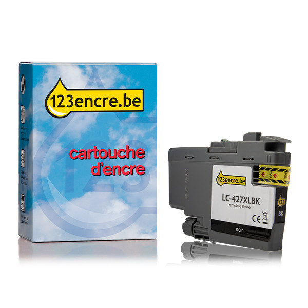 Brother Marque 123encre remplace Brother LC-427XLBK cartouche d'encre haute capacité- noir LC427XLBKC 051343 - 1