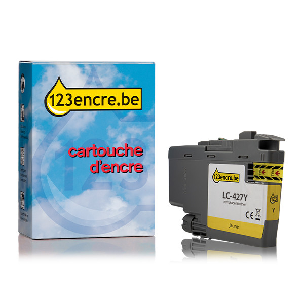 Brother Marque 123encre remplace Brother LC-427Y cartouche d'encre- jaune LC427YC 051341 - 1