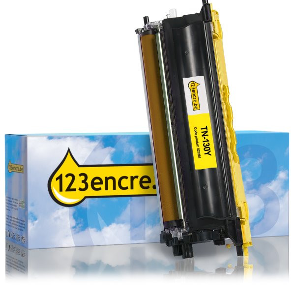 Brother Marque 123encre remplace Brother TN-130Y toner- jaune TN130YC 029261 - 1
