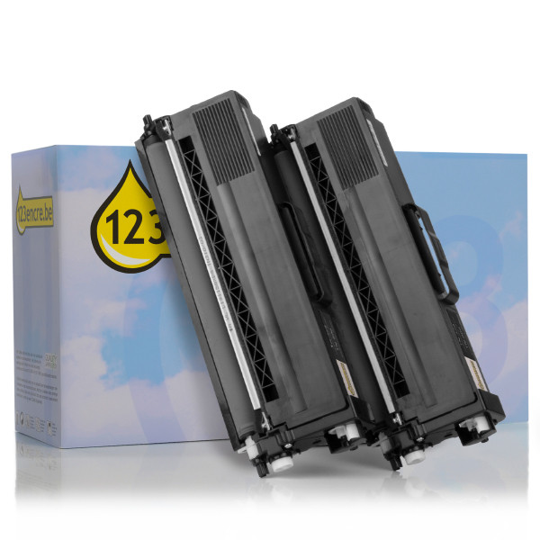 Marque 123encre remplace Brother TN-329BK toner duopack - noir 132183 - 1