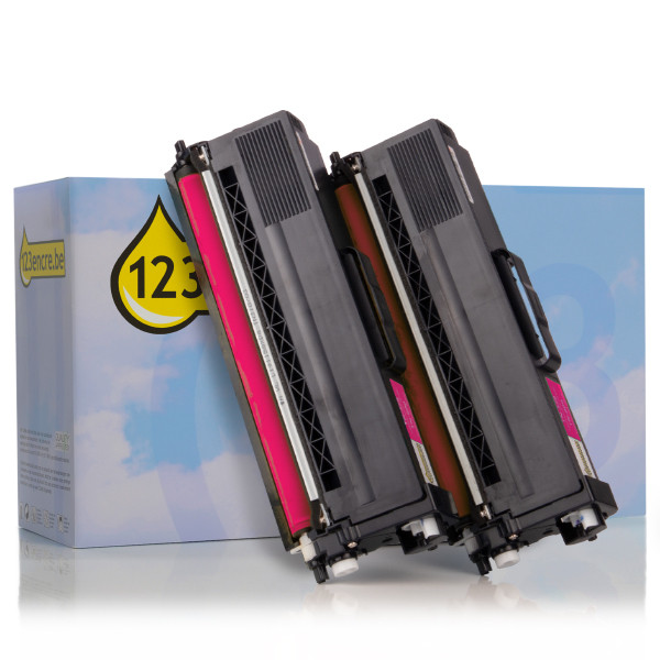 Marque 123encre remplace Brother TN-329M toner duopack - magenta 132185 - 1