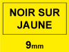 Marque 123encre remplace Brother TZe-621 ruban 9 mm - noir sur jaune 080415 - 1