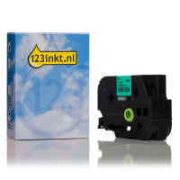 Marque 123encre remplace Brother TZe-751 ruban 24 mm - noir sur vert 080551