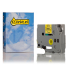 Marque 123encre remplace Brother TZe-C31 ruban 12 mm - noir sur jaune fluo