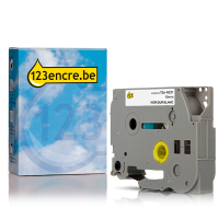 Marque 123encre remplace Brother TZe-N201 ruban non laminé 3,5 mm- noir sur blanc 080609