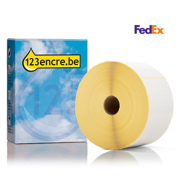 Marque 123encre remplace Brother BCS-1J150102-203 étiquettes FedEx prédécoupées 102 mm x 150 mm 653293 - 1