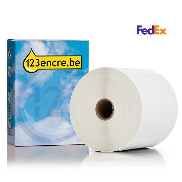 Marque 123encre remplace Brother BUS-1J150102-121 étiquettes FedEx prédécoupées 102 mm x 150 mm 653292 - 1