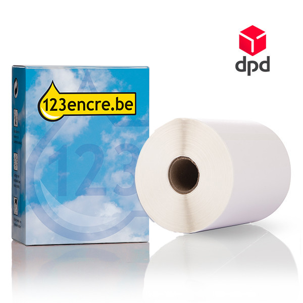 Marque 123encre remplace Brother RD-S02E1 étiquettes DPD prédécoupées 102 mm x 152 mm 653409 - 1