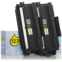 Brother Marque 123encre remplace Brother TN-2220 duopack de toners haute capacité - noir TN2220C 160719