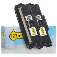 Brother Marque 123encre remplace Brother TN-2310 duopack de toners - noir TN-2310C 160704