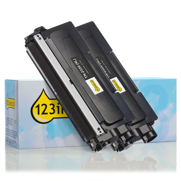 Brother Marque 123encre remplace Brother TN-2320 duopack de toners extra haute capacité - noir  160728 - 1