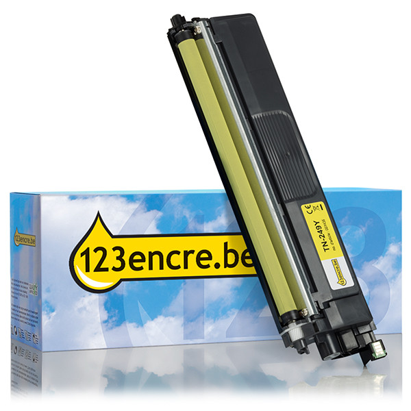Brother Marque 123encre remplace Brother TN-249Y toner extra haute capacité - jaune TN249YC 051435 - 1