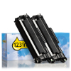 Marque 123encre remplace Brother TN-2510 duopack de toners - noir