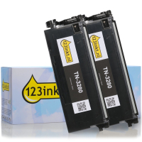 Marque 123encre remplace Brother TN-3280 toner duopack haute capacité - noir