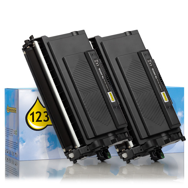 Marque 123encre remplace Brother TN-3600XL toner haute capacité (pack double) - noir 183157 - 1