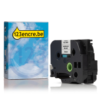 Marque 123encre remplace Brother TZe-SE5 ruban de sécurité 24 mm - noir sur blanc 080557