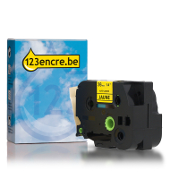 Marque 123encre remplace Brother TZe-SL661 ruban auto-laminant 36 mm - noir sur jaune 080839