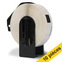 Brother Offre: 10x marque 123encre remplace Brother DK-11204 étiquettes multi-usage DK11204C 650518