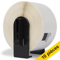 Offre: 10x marque 123encre remplace Brother DK-11208 étiquettes d'adresse grand format