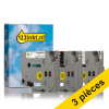 Offre: 3x marque 123encre remplace Brother lot de rubans 9 mm - noir sur blanc, noir sur transparent et blanc sur noir 089291 - 1