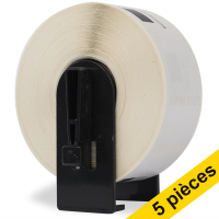 Brother Offre: 5x marque 123encre remplace Brother DK-22210 rouleau de papier continu DK22210C 650537