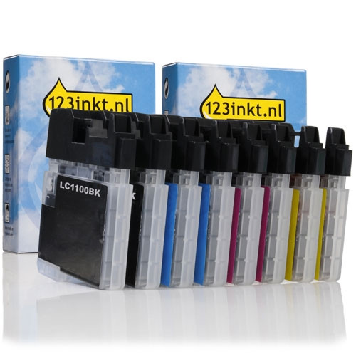 Brother Offre: Marque 123encre remplace 2x Brother série LC-1100  125935 - 1