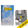 Offre: Marque 123encre remplace 5x Brother TZe-222 ruban 9 mm  - rouge sur blanc