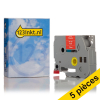 Offre: Marque 123encre remplace 5x Brother TZe-435 ruban 12 mm  - blanc sur rouge