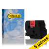Offre: Marque 123encre remplace 5x Brother TZe-461 ruban 36 mm  - noir sur rouge 650699 - 1