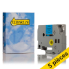 Offre: Marque 123encre remplace 5x Brother TZe-531 ruban 12 mm  - noir sur bleu